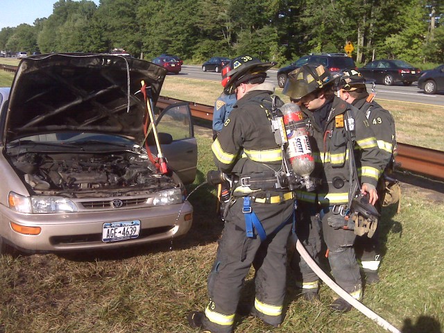 Car Fire - GSP South 08/21/08